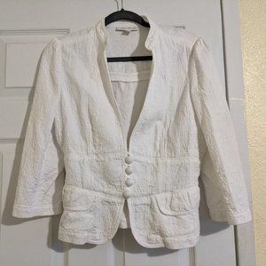 Vintage Banana Republic White Tieback Blazer